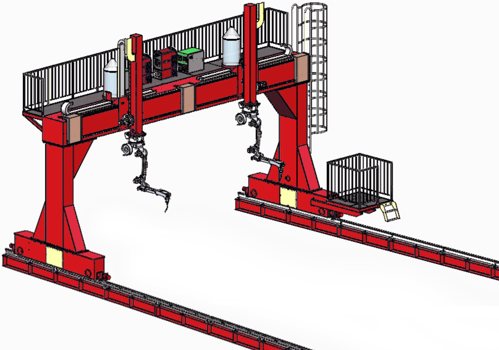 Smena T9 Gantry Роботизированный интеллектуальный сварочный комплекс портального типа